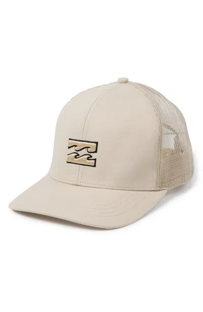 Billabong All Day Trucker Hat In Neutral