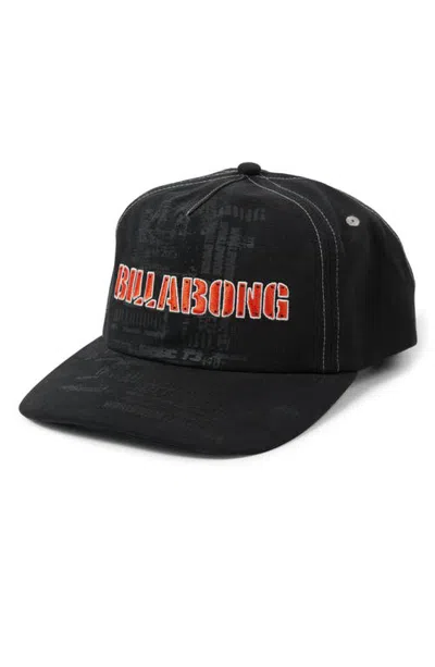 Billabong Bolted Baseball Cap In Black