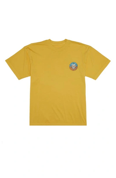 Billabong Break The Cycle Cotton Graphic T-shirt In Sunny