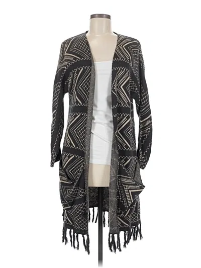 Pre-owned Billabong Cardigan Sweater In Black