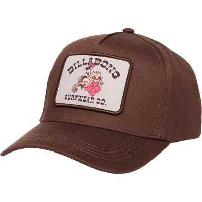 Billabong Classic Baseball Cap In Brown
