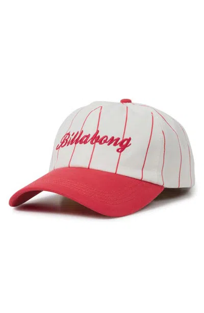 Billabong Cotton Twill Dad Baseball Cap In Multi