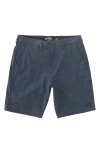Billabong Crossfire Mid Stretch Shorts In Navy