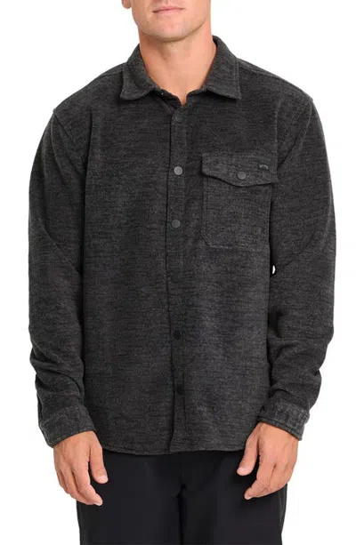 Billabong Furnace Flannel Button-up Shirt In Black