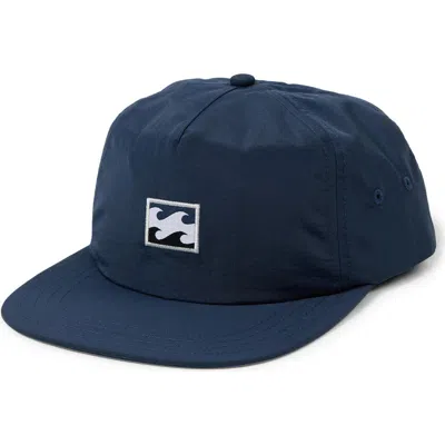 Billabong Original Surf Snapback Baseball Cap In Blue