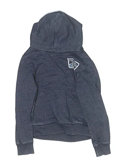 Pre-owned Billabong Kids' Zip Up Hoodie In Blue