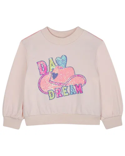 Billieblush Fleece Sweatshirt In Pink