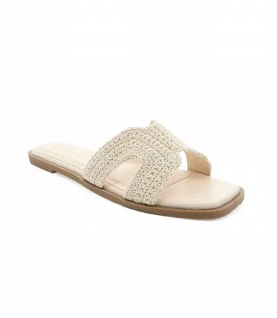 Billini Women's Gordy Cut Out Slide Sandals In Ivory In White