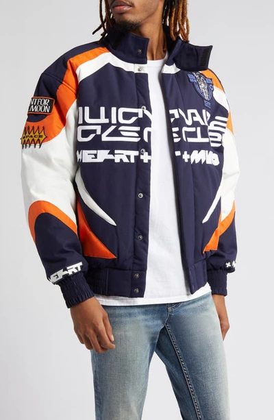Billionaire Boys Club Space Suit Oversize Racer Jacket In Maritime