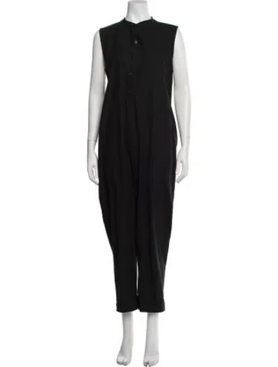 Pre-owned Billy Reid Silk Jumpsuit In Black