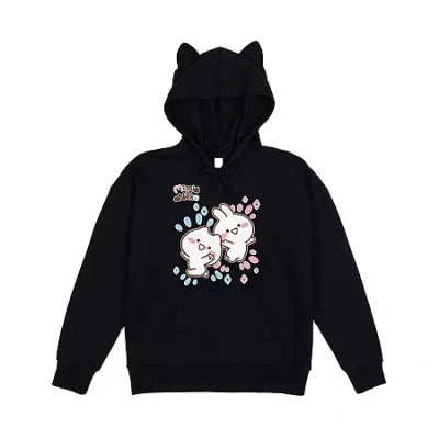 Bioworld Womens Long Sleeve Fleece Hoodie In Black