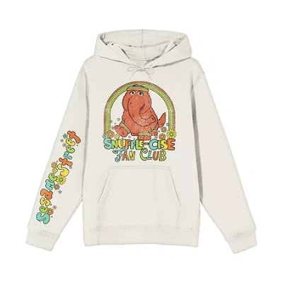 Bioworld Womens Long Sleeve Sesame Street Fleece Hoodie In Neutral