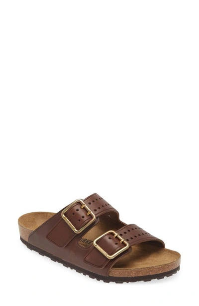 Birkenstock Arizona Bold Slide Sandal In Roast