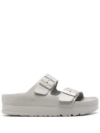 Birkenstock Arizona Platform Sandals In Gray