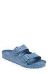 Birkenstock Essentials Arizona Waterproof Slide Sandal In Gnawed Blue