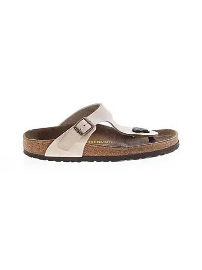 Pre-owned Birkenstock Flip Flops In Tan
