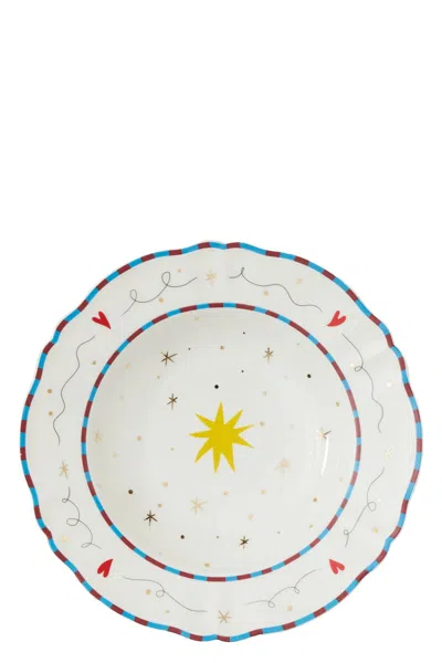 Bitossi Soup Plate 'stella' ⌀ 23 Cm In Multi