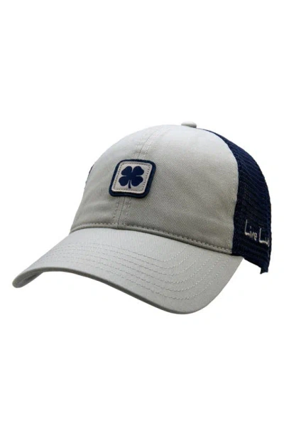 Black Clover Sunny Fields Baseball Cap In Navy/ Grey