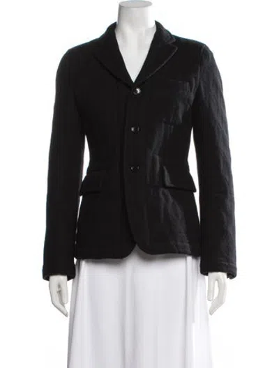 Pre-owned Black Comme Des Garçons 2013 Wool Blazer In Black