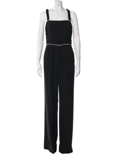 Pre-owned Black Halo Square Neckline Jumpsuit W/ Tags In Black