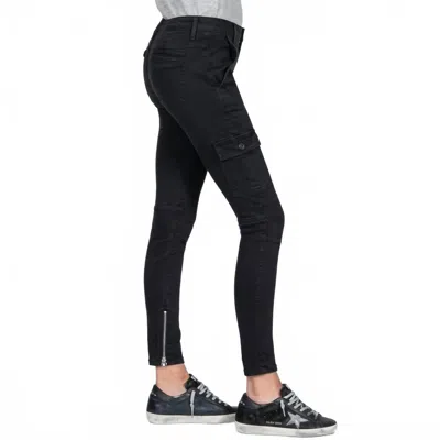 Black Orchid Camille Skinny Cargo Jeans In Black
