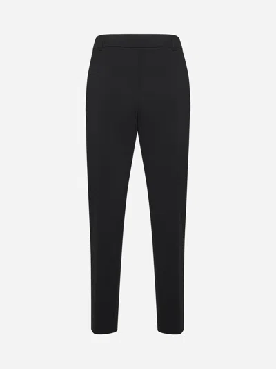 Blanca Vita Black Pelago Slim Tailored Trousers