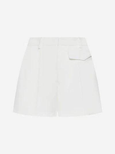 Blanca Vita Sofora Ironed Crease Shorts In White