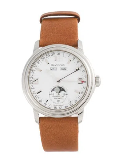 Pre-owned Blancpain Leman Watch In Multicolor