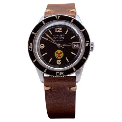 Pre-owned Blancpain Vintage  Fifty Fathoms Aqua Lung No Radiation Bakelite Bezel Steel In Multiple