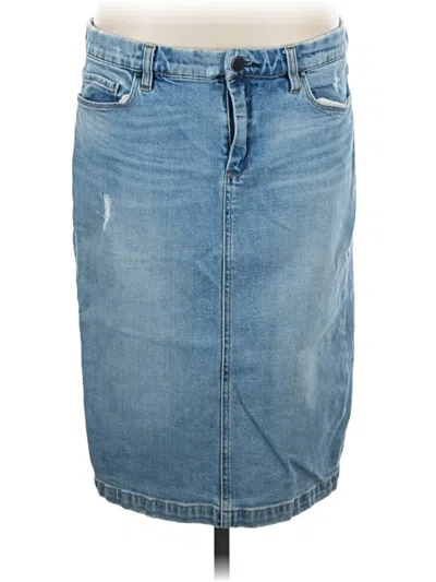 Pre-owned Blanknyc Blank Nyc Denim Skirt In Blue
