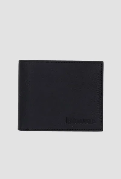 Blauer Black Man Leather Wallet In Other