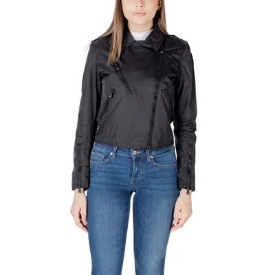 Blauer Polyamide Biker Women's Jacket In Black