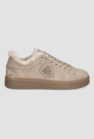 Blauer Shoes Woman Victory Beige In Gray