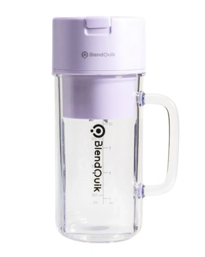 Blendquik 14oz Bpa-free Portable Mason Jar Blender In Purple