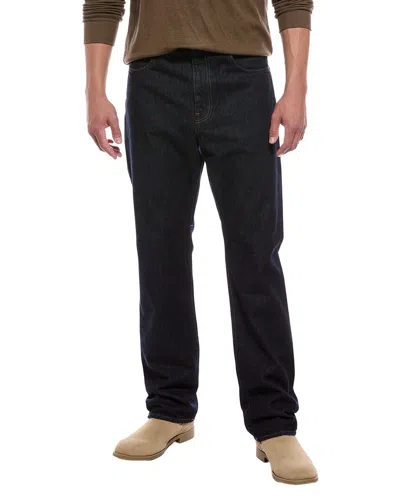 Blk Dnm Blue Straight Jean In Black