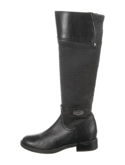 Pre-owned Blondo Leather Riding Boots In Black