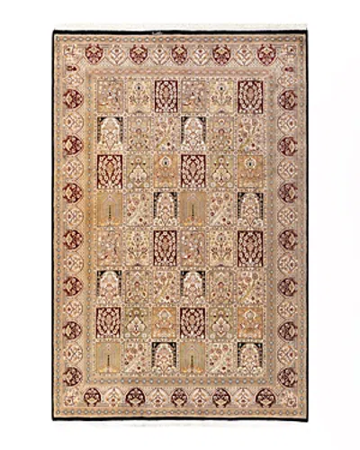 Bloomingdale's Artisan Collection Transitional M1688 Area Rug, 6'1 X 9'3 In Black