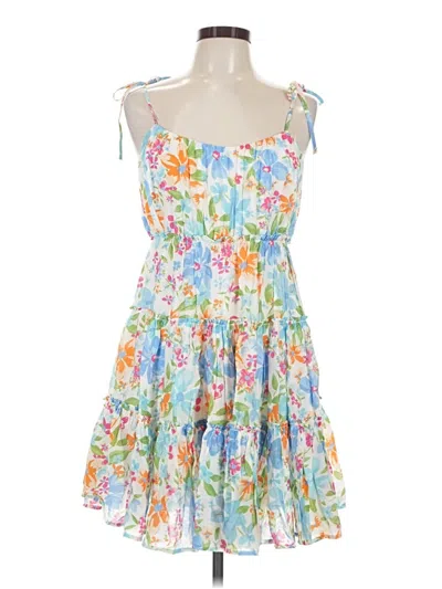 Pre-owned Blu Pepper Casual Dress In Blue
