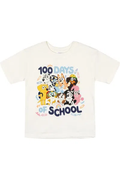 Bluey Boys' Short Sleeve Graphic T-shirt (toddler, Little Kid & Big Kid) In White