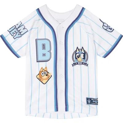 Bluey Button-down Baseball Jersey (toddler & Little Kid) In White