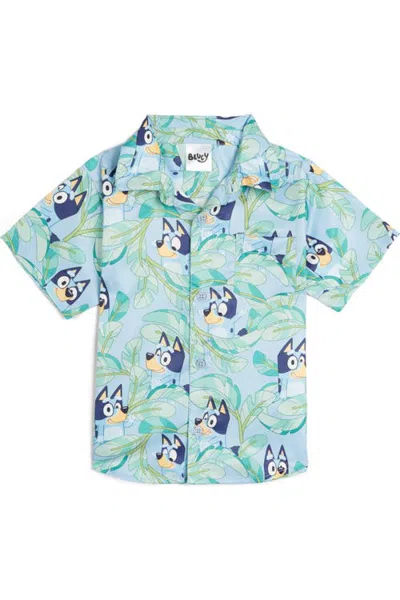 Bluey Short Sleeve Button-down Shirt (toddler, Little Kid & Big Kid)