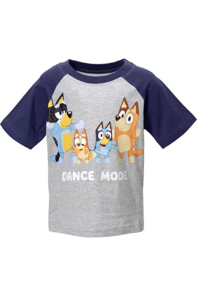 Bluey Kids'  Short Sleeve Raglan Graphic T-shirt