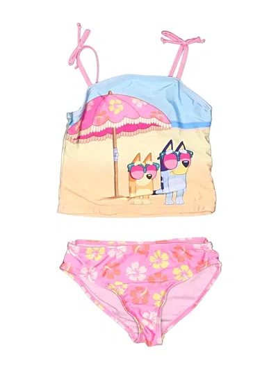 Pre-owned Bluey Kids' Two Piece Swimsuit In Yellow