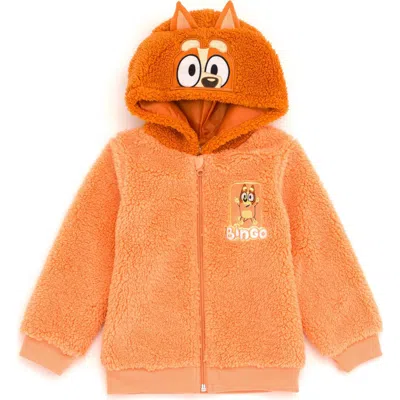 Bluey Zip-up Hoodie (toddler & Little Kid) In Orange