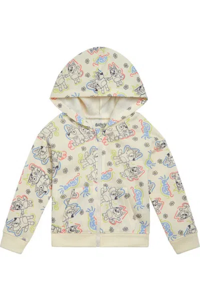 Bluey Zip-up Hoodie (toddler, Little Kid & Big Kid) In Neutral