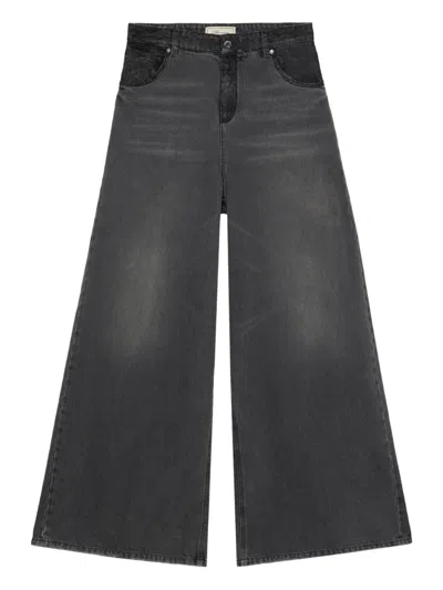 Blumarine Grey 100% Co Clothing Jeans In Gray