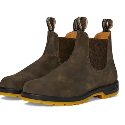 Blundstone 1944 Men's 4 Rustic Brown Leather Round Toe Chelsea Boots Zogg3528