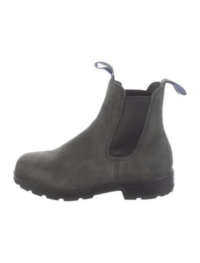 Pre-owned Blundstone Suede Chelsea Boots In Grey