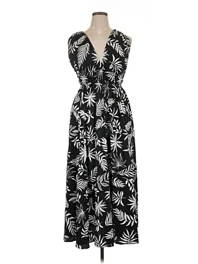 Pre-owned Blush Casual Dress In Black