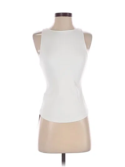 Pre-owned Boa Tank Top White Halter Neckline Tops
